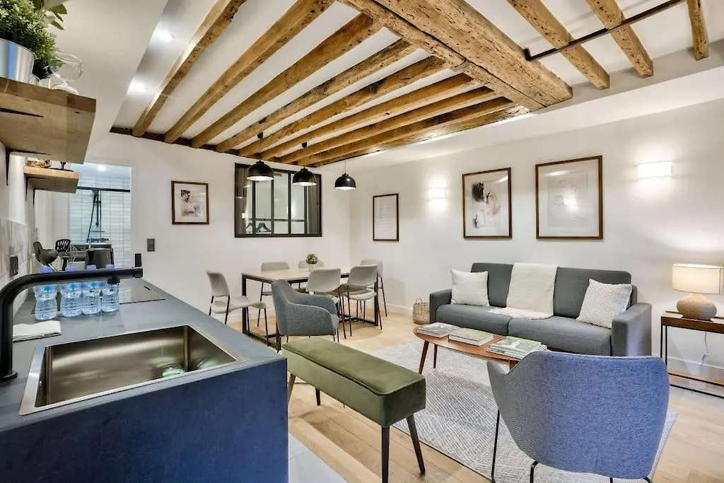 Magnifique Appartement Pour 6 - Montorgueil Paryż